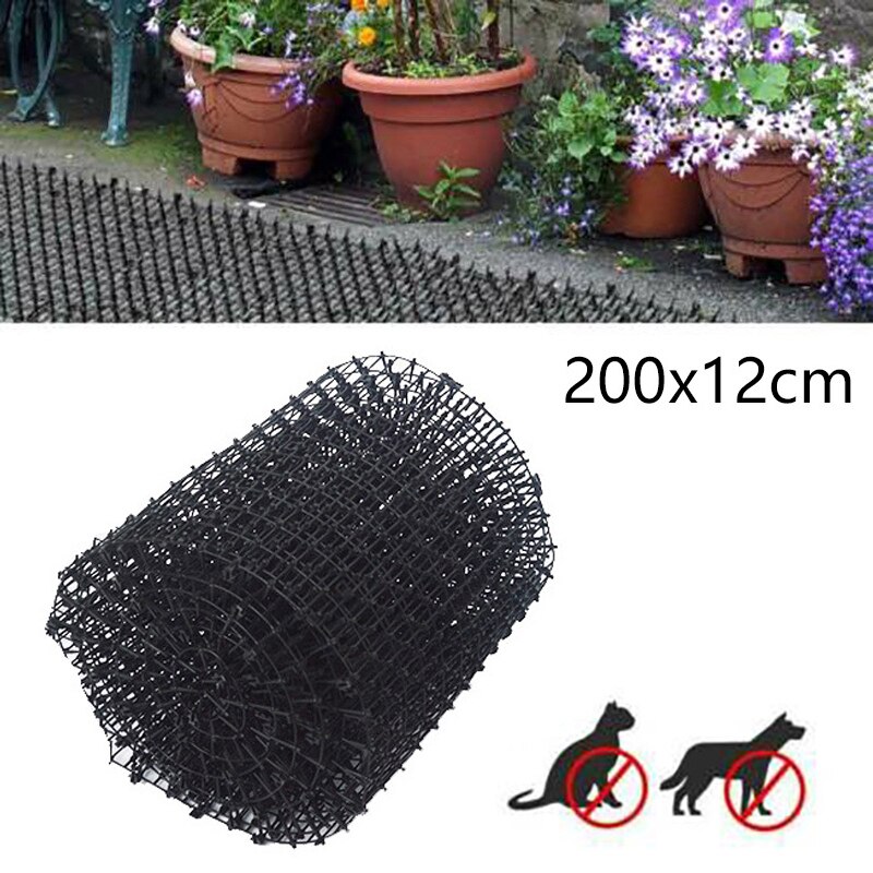 200x12cm Garten Balkon Katze skat Matten Anti-katze Hunde Prickeln Streifen Zerstört Gemüse Pflanzen Einstellbare Größen und Längen