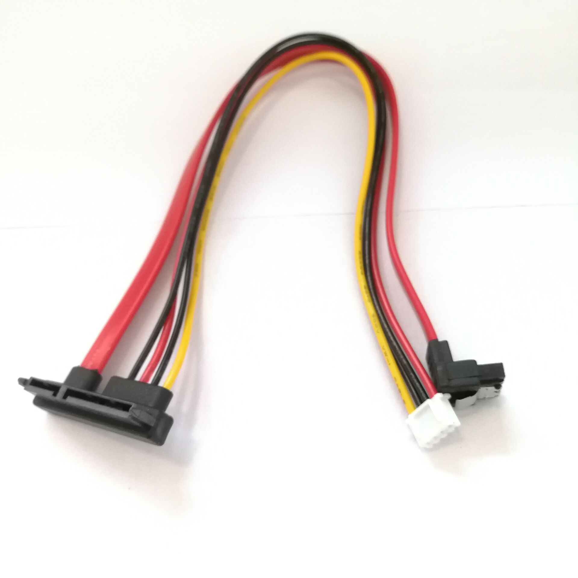 90 grad 22P SATA 7 + 15P 22Stift zu SH 2,0 4Stift Energie Rechts Winkel SATA HDD fest festplatte mit Hoher Geschwindigkeit Computer Daten Energie Kabel