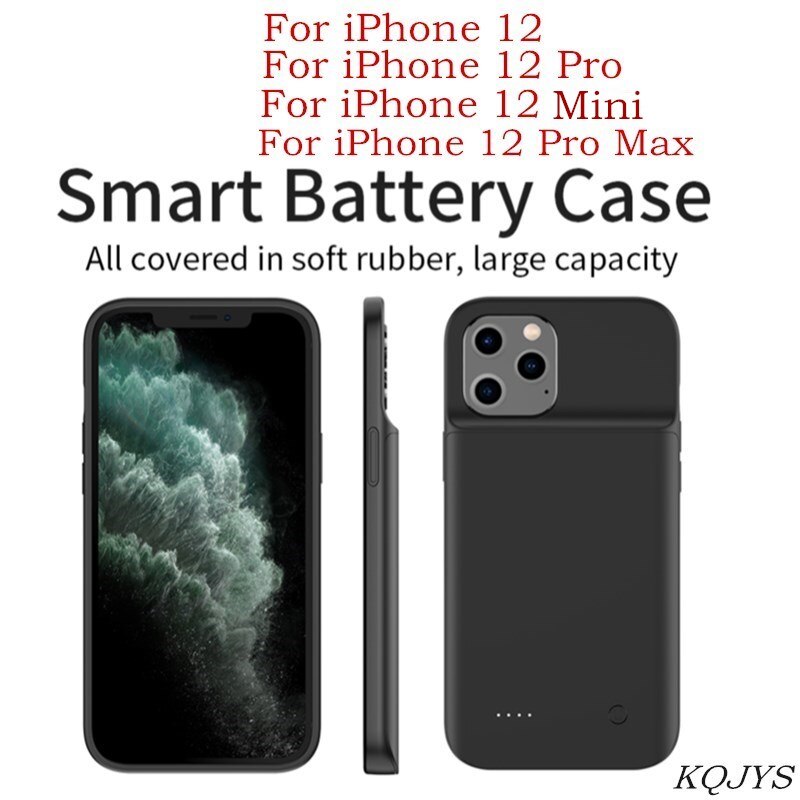 6800mAh Energie Bank Telefon Batterie Ladegerät Fällen Für iPhone 12 Profi Max 12 Profi Batterie fallen Ultradünne Energie fallen für iPhone 12 Mini
