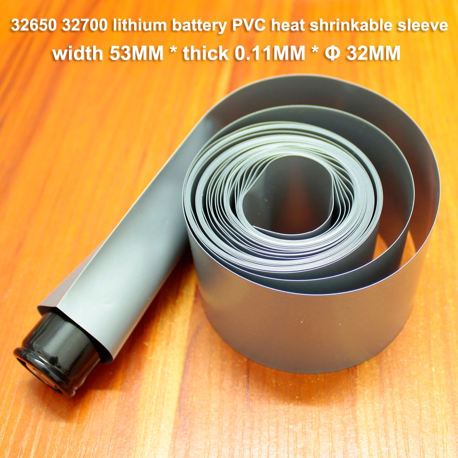 10 mt/los Waterma 32650 Lithium-Batterie Kapselung PVC Schrumpf Film Wärme Schrumpfen Wanne Batterie fallen Batterie Haut