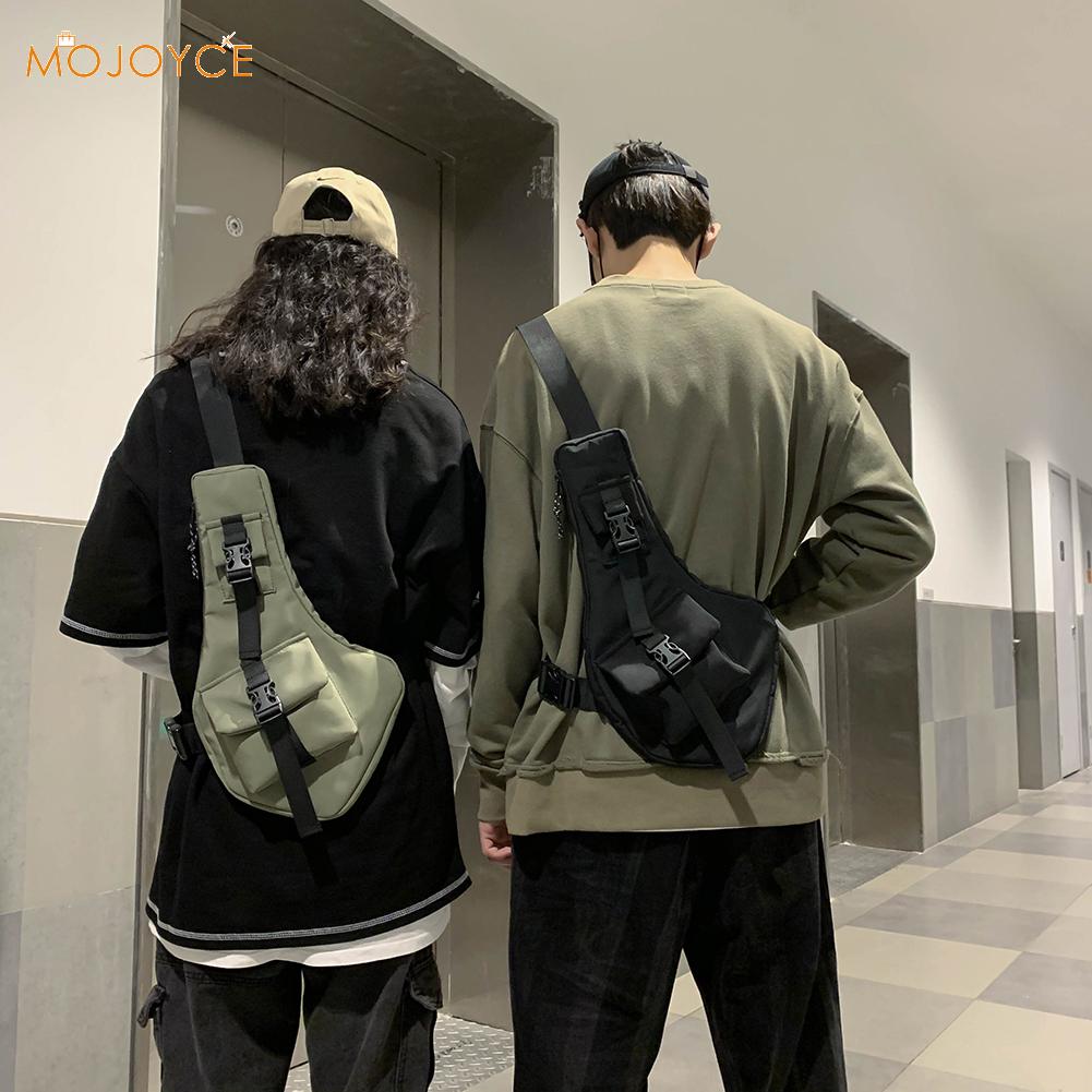 Weste Brust Taille Tasche für Frauen Hüfte hüpfen Nylon Streetwear Umhängetaschen unisex Schulter Pack