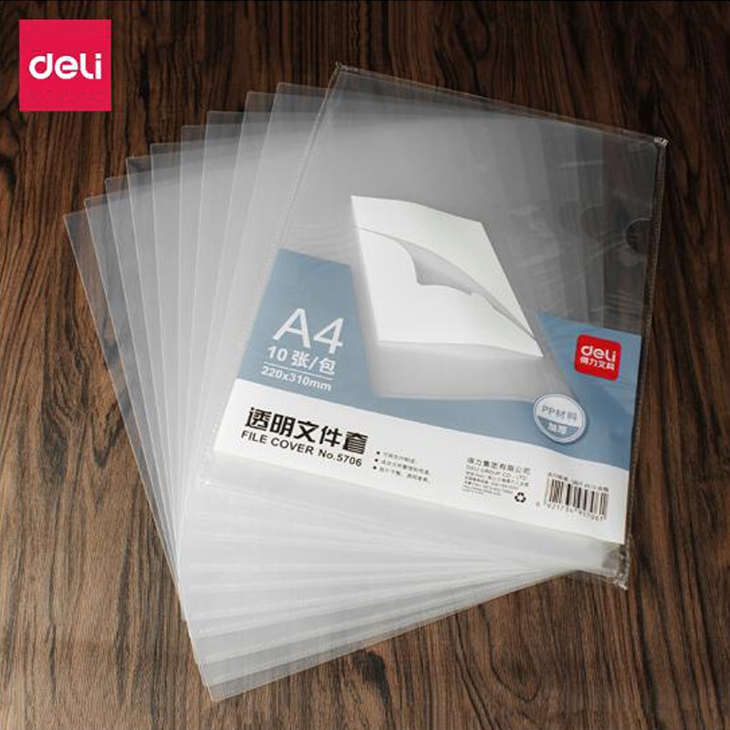 Delikatessen 5706 ordner 10 teile/satz transparent einzigen seite ordner A4 einfüGen blatt ordner datei schutz abdeckung Präsentation ordner