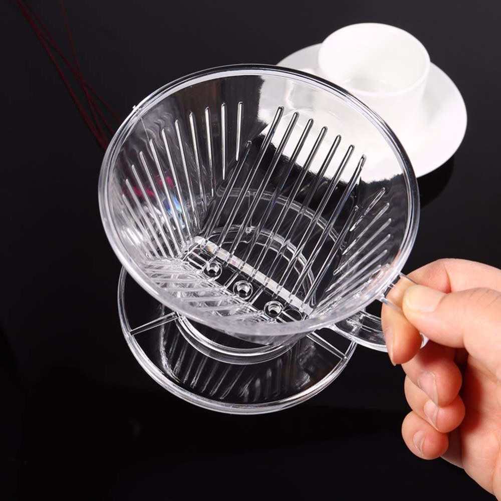 Wiederverwendbare Kaffee Filter Kegel bilden Kaffee Hersteller Filter Tasse Tropf Praktische Gießen Über Portion Becher Filter Cafe Kaffee Filter