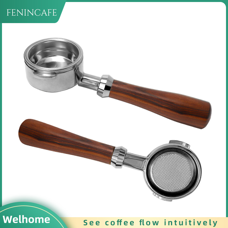 Welhome Massivholz Kaffee Maschine Griff Boden Siebträger Welhome Halbautomatische Kaffee Maschine Mahagoni Modifizierten Griff