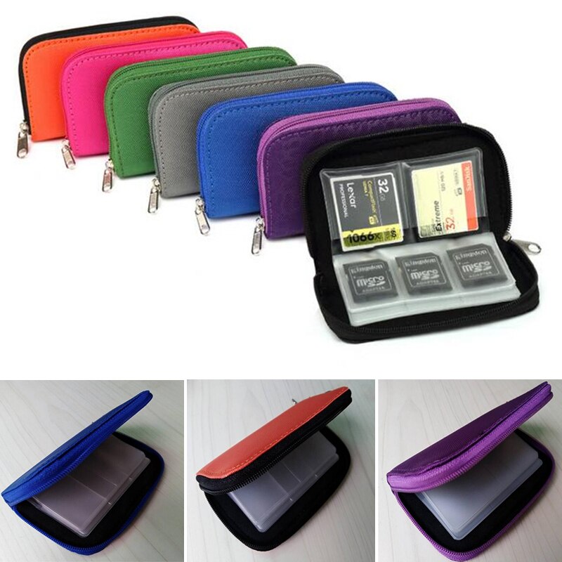 22 Schlüssel Wasserdichte Speicher Karte Lagerung Tasche Brieftasche Karte fallen Tasche Ich würde Halfter SD Mikro Karte Kamera Telefon Karte schutz-beutel
