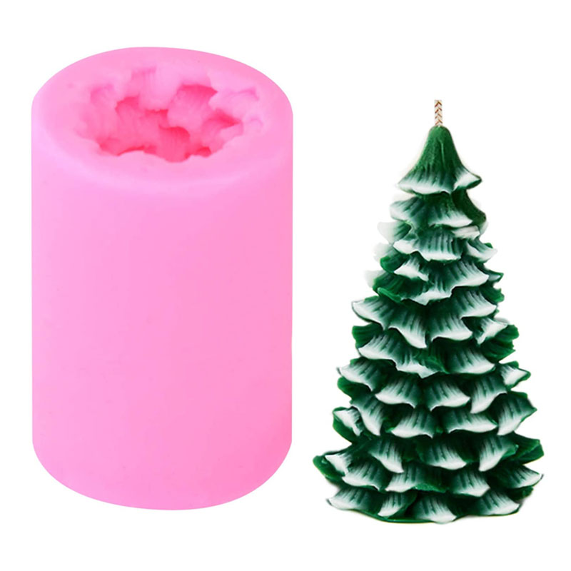 3D Weihnachten Baum Kerze bilden Silikon Formen für Kerze, Der Weihnachten Kiefer Silikon Seife Formen DIY