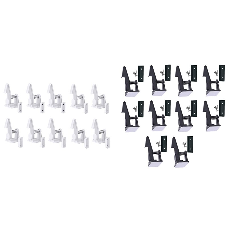 10Stck Schrank Schlösser Art Sicherheit Verriegelungen Baby Sicher netic Schublade Schrank Sperre freundlicher Klebstoff nachweisen Schrank Schlösser