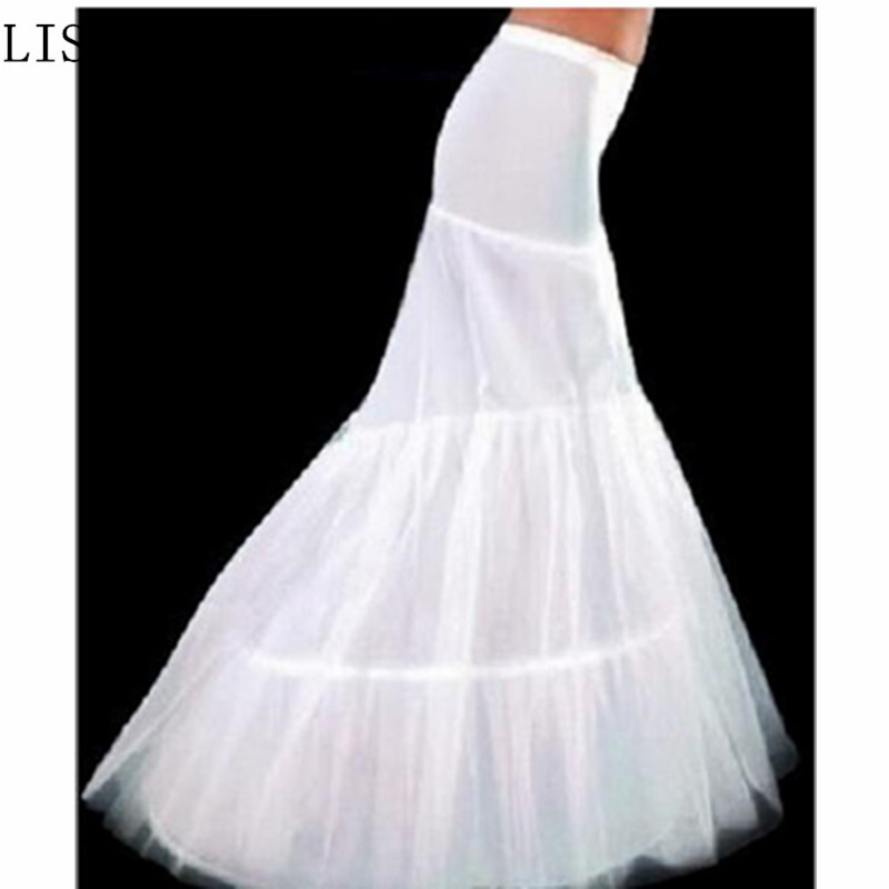 Bester ! Weiß Meerjungfrau Unterröcke Braut Krinoline Unterrock für Hochzeit Brautkleid Zubehör Modische