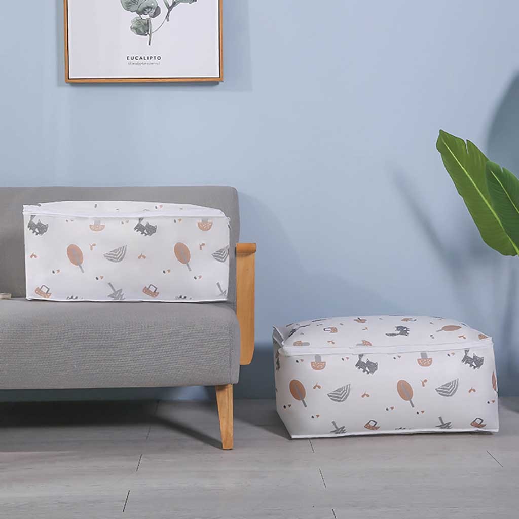 tragbar Lager Taschen Kleidung Decke Decke Schrank zur Seite fahren Organizer Kasten Decke Bettwäsche Organizer Wandschrank Organizer Beutel DE3