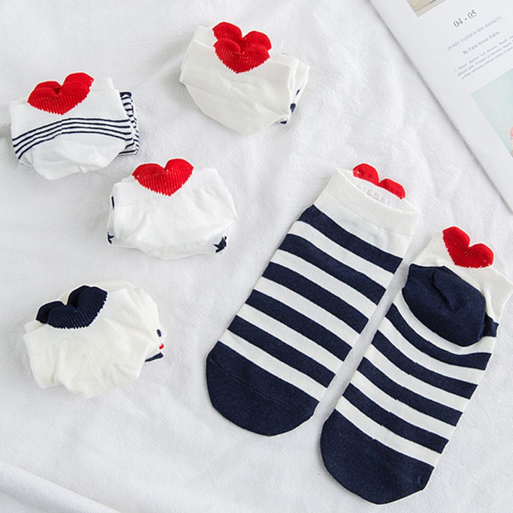 5Paare Frauen Baumwolle Socken Rosa Nette Kawaii Knöchel Socken Kurze Frauen Socken lässig verrotten Herz Liebhaber Socken Sox Strumpfwaren