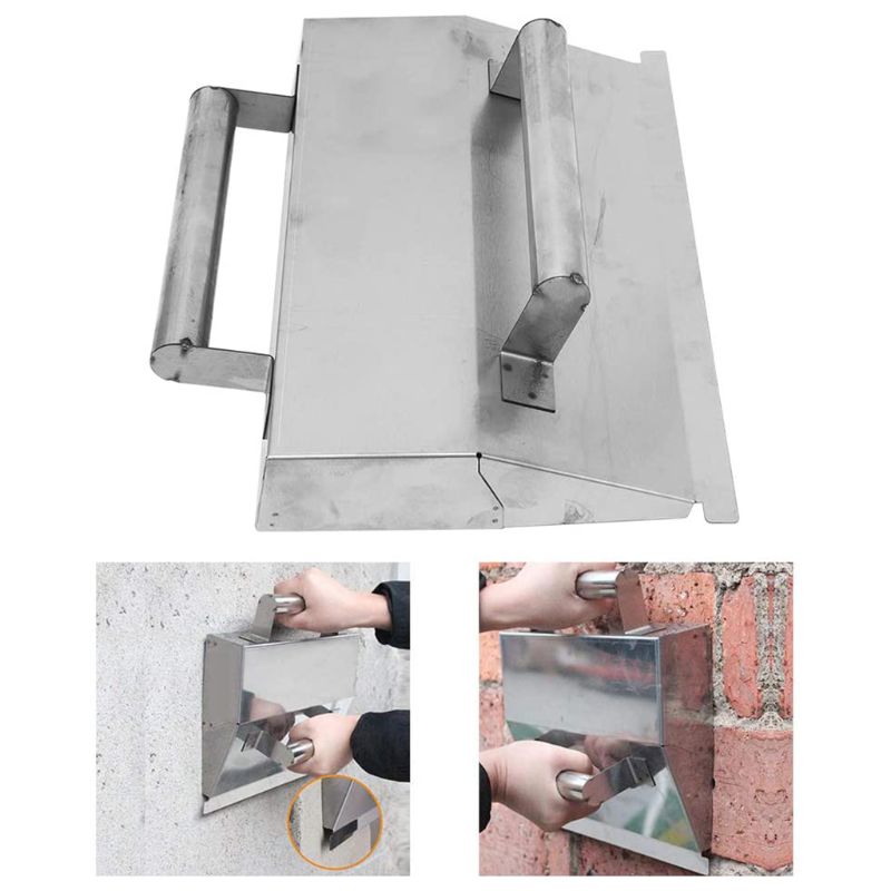 1Pc Beton Kelle Edelstahl Zauberstab Verputzen Werkzeuge für Maurer Dekorative Kelle Bau Werkzeuge