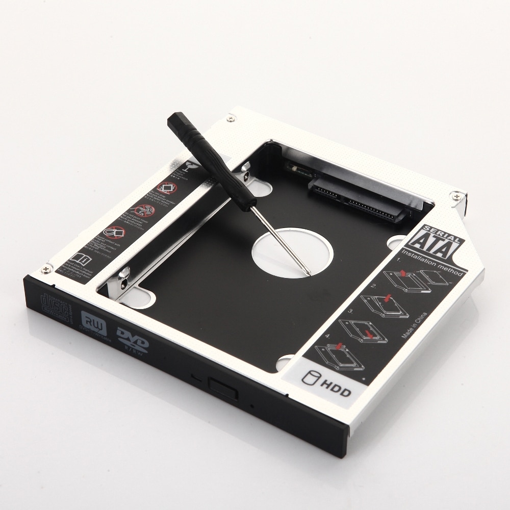 12,7mm 2nd HDD SSD Festplatte optisch Bucht Caddie Rahmen Adapter für Fujitsu LIFEBOOK Ah530 Ah531 Ah531A Ah531B A531 NH532 Ah532