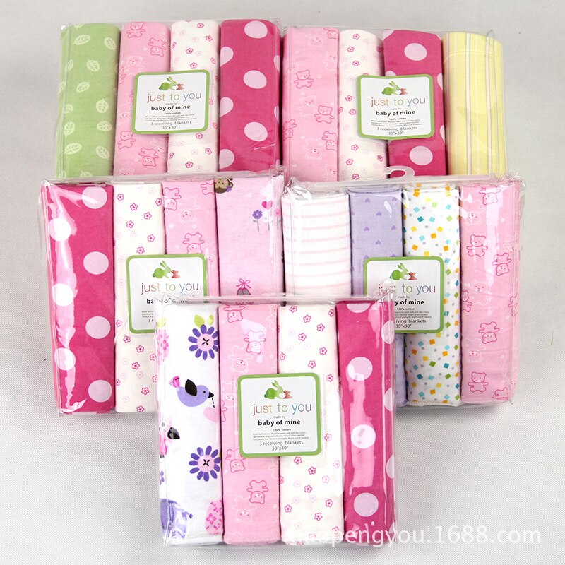 4 teile/satz neugeborenen swaddle Baby bettlaken bettwäsche einstellen 100x76 cm für neugeborene krippe bettwäsche billig kinderbett bettwäsche 100% baumwolle flanelldecke