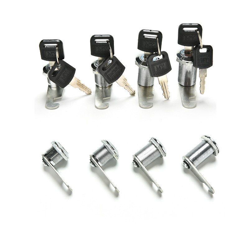16/20/25/30mm Nocken sperren Tür Schrank knapp Briefkasten Schublade Schrank Schrank Schloss Mit 2 schlüssel einstellen Hardware- Zubehör