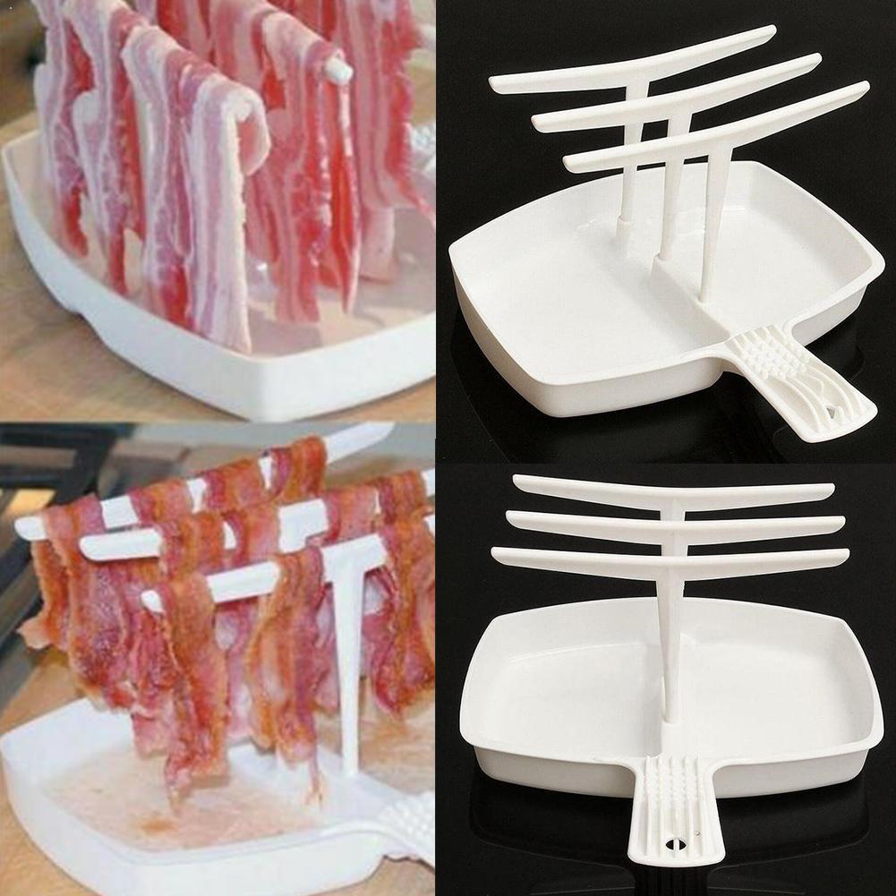 Weiß Kunststoff Grill Grill Mikrowelle Grill Küche Backen Fleck Fach Haushalt Kochen Herde T7T2