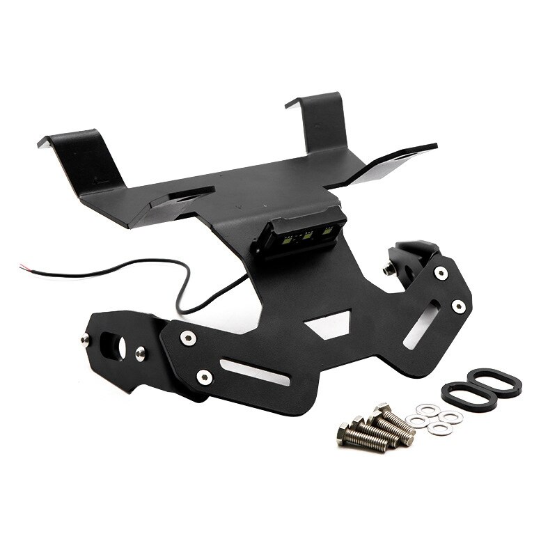 Motorrad Kennzeichen Halterung Halfter Halterung LED Licht für HONDA CB125R CB250R CB300R