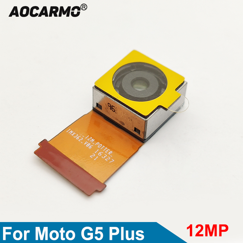 Aocarmo Ersatz Hinten Wichtigsten Objektiv Zurück Kamera Reparatur biegen Kabel Kamera Modul Für Moto G5 Plus XT1686 XT1681 XT1683 XT1685 12MP