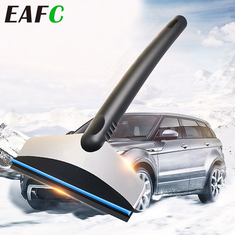 Auto Eis Schaber Edelstahl Schnee Auto Windschutzscheibe Eis Entfernen Saubere Werkzeug Lange Stil Fenster Winter Schnee Pinsel Schaufel