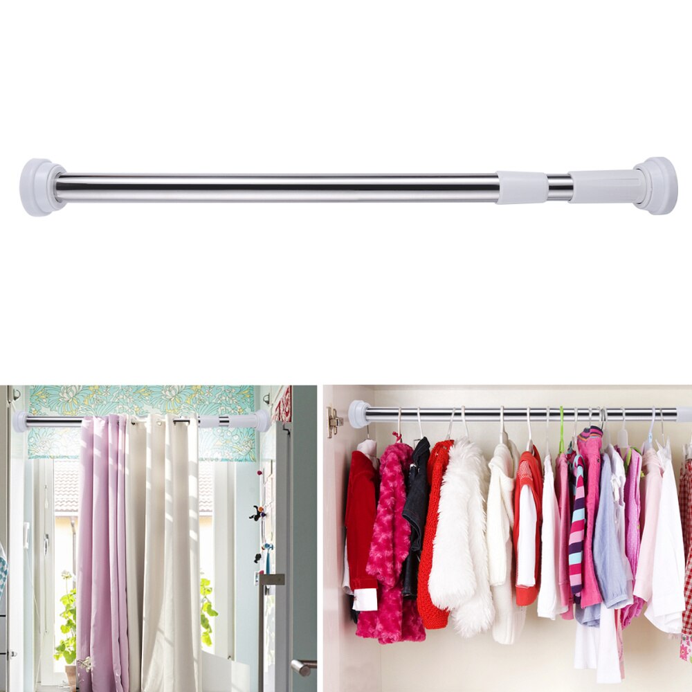 1Pc Dusche Vorhang Stange robust Nützlich Schlag Kostenloser Dusche Stange Vorhang Stange Spannung Stange Tuch Hängen Lieferungen für Schlecht
