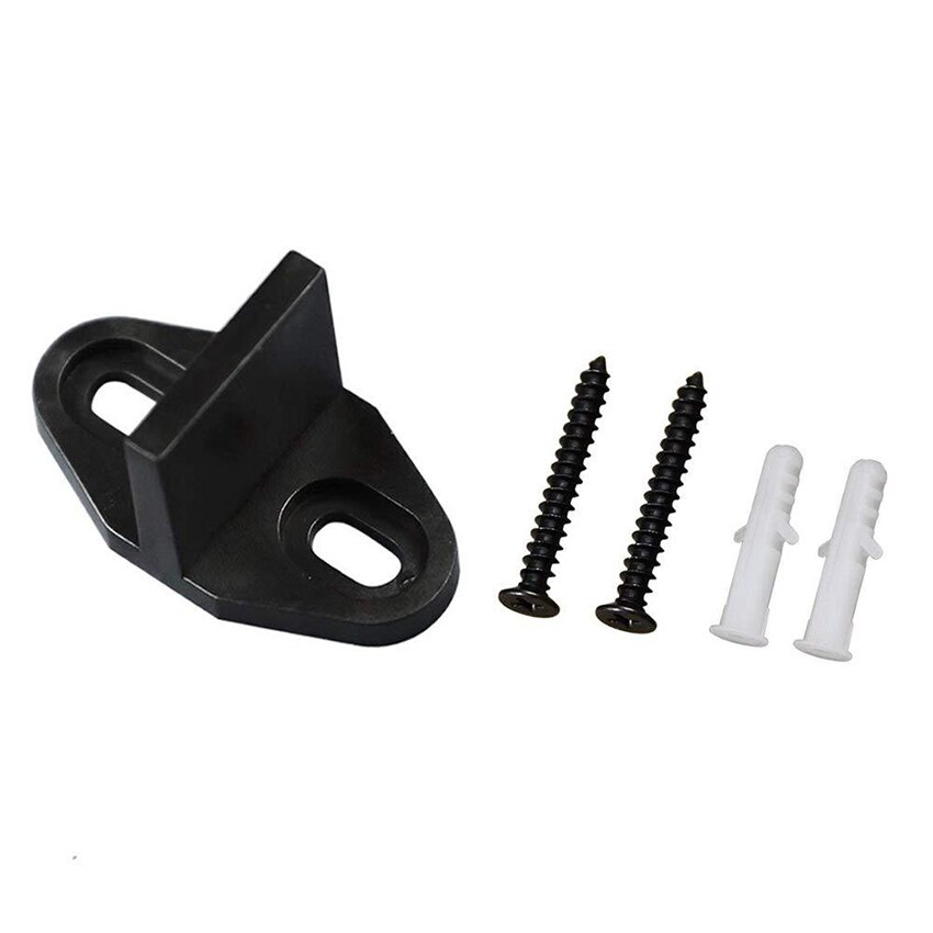 Boden Montieren T-führen Ersatz für Schiebetür Hardware-, Kunststoff Boden führen Schutzhülle Hardware-, einfach zu Installieren, Schwarz
