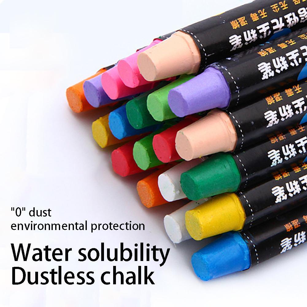 Kreide 20Stck Staub-Freies Kreide Wasser-Löslich freundlicher Graffiti Buntstifte Schule Schreibwaren Büro Schule Liefert