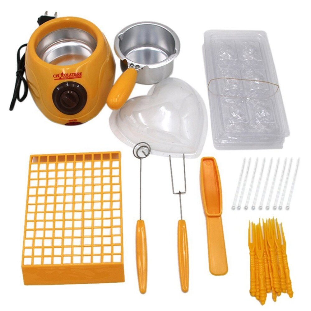 neue Chocolade Snoep Schmelzen Topf Elektrische Chocoladefontein Fondue Zanger Chocolade Schmelzen Topf hütten Maschine DIY Werkzeug
