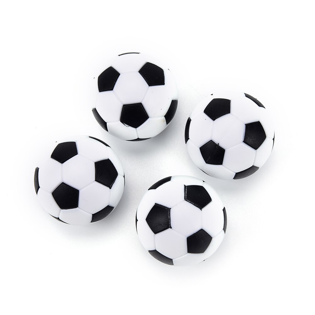 4 Stck Tabelle FußBall spielzeug kreative Ball Weiß Schwarz Kunststoff FußBall Mini Ball FußBall Runde drinnen Spiele Maschine Teile