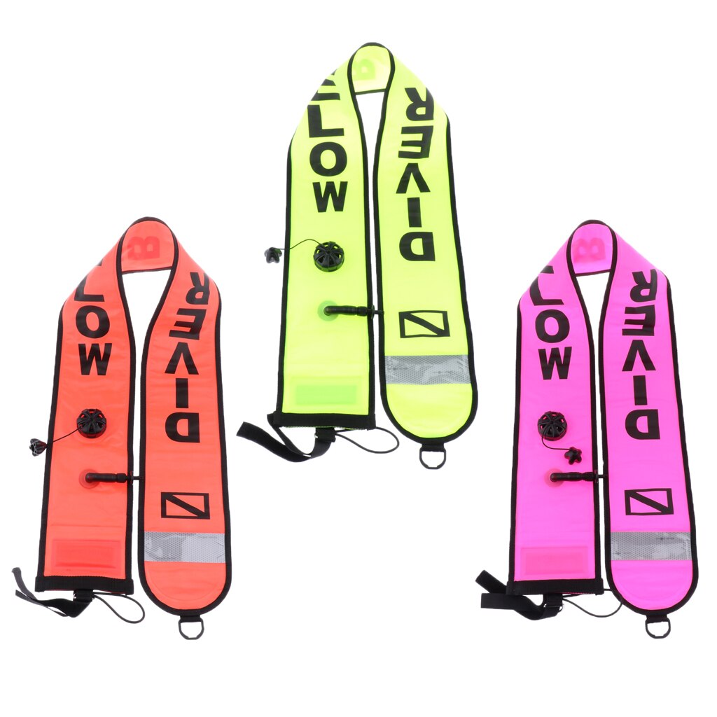 Hohe Sichtbarkeit Reflektierende Band Nylon Taucher Oberfläche Signal Tauchen Boje Tauchen Tauchen Marker Rohre Schnorcheln Zugang 150x15cm