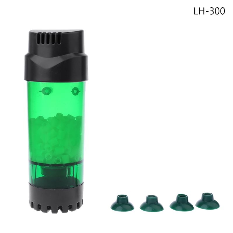 Aquarium Wirbel ziehen um Bett Filter blasiert Bio Medien Filter Aquarium Schwamm Filter Mit Sauger A69D