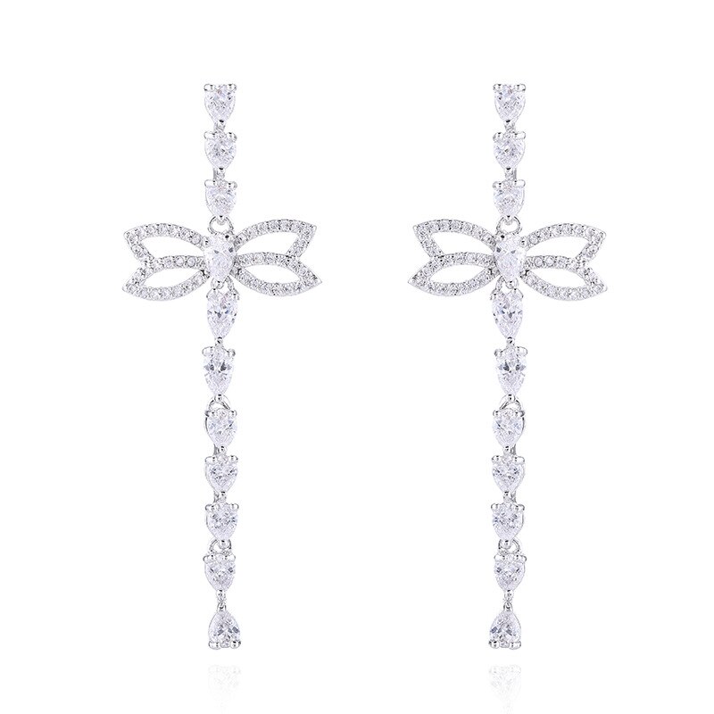Ebene ohrringe libelle lange ohrringe frauen ohrringe kleine schmuck fabrik direkt verkäufe