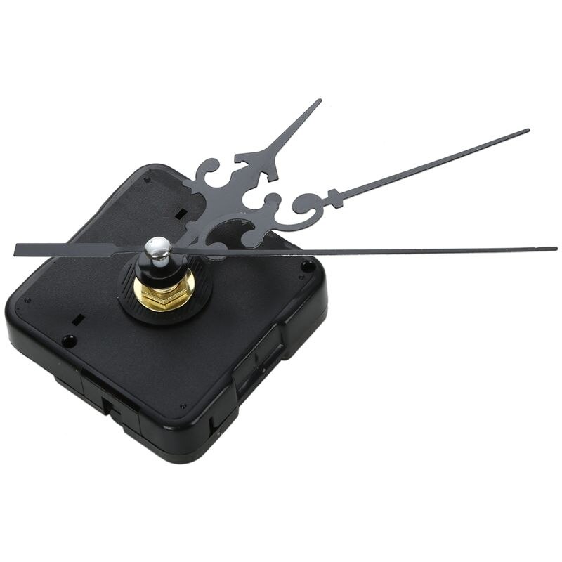 DIY Uhr Metall Textur Kreative Wanduhr retro Wanduhr bewegung Zubehör Schwarz