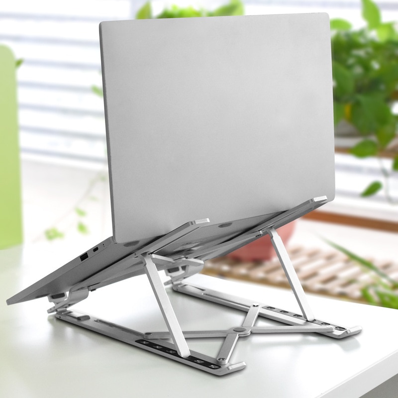 Laptop Stand Höer Einstellbare Aluminium Laptop Steigleitung Halfter Tragbare Ergonomische für Notizbuch zu 17 zoll für MacBook Luft Profi