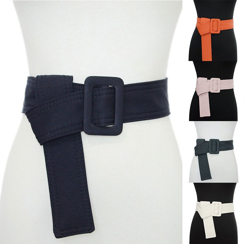 Leinwand Breiten Gürtel Korsett Gürtel Super Lange Gürtel lässig Einfarbig Unten Jacke Mantel Dekorative Taille Gürtel Weiche Frauen Bund