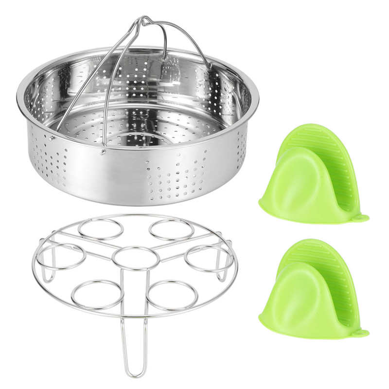 Küche Kochen Dampf Dampfer Lebensmittel Korb Ei Gestell einstellen Zubehör Für Druck Herde Elektrische Friteuse Küche Kochgeschirr Utensil