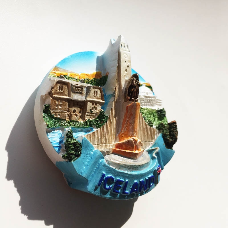 Neue Handgemachte Gemalt Insel 3D Kühlschrank Magneten Tourismus Souvenirs Kühlschrank Magnetischen Aufkleber