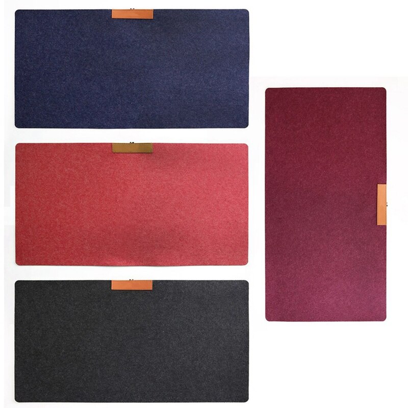 Ein Stück Schreibtisch Zubehör Büro Spiel Nicht-Unterhose Wolle Filz Maus Pad Verlängerung Große Schreibtisch Computer Pad Maus Pad schreibtisch Veranstalter