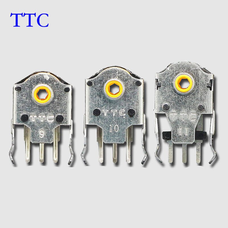 5Stck Hoch Genaue TTC gelb Ader maus Encoder 7mm/8mm/9mm/10mm/11mm/13mm/14mm Maus Decoder für Viele marken von maus reparatur