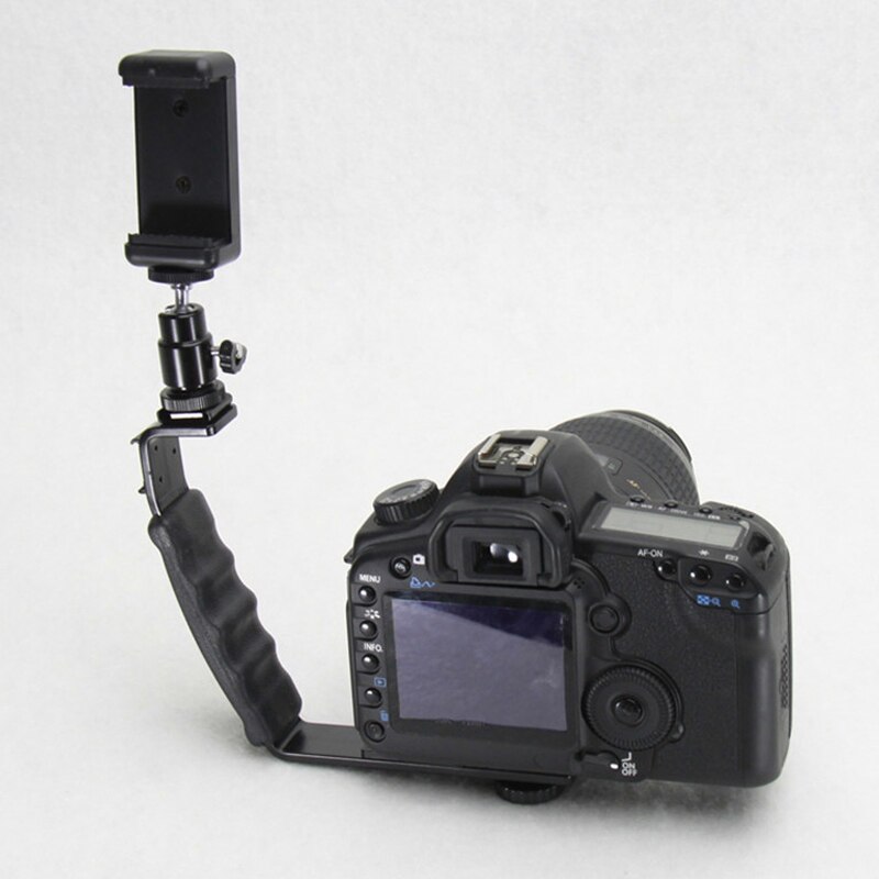 Heißer 3C-Kamera Stehen L-Winkel 2 Blitz-Stand Dv Ständer Tablett Doppel Blitzschuh Blitz-Stand Für Dji Dajiang lingyi Osmo Handy, Mobiltelefon 2 Slr Nocken