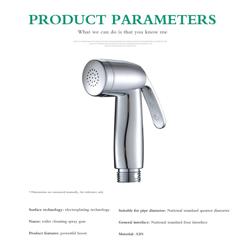 Tragbare Kopf Waschen Bidet Wasserhahn Wc sprühen Haustier Dusche Spritzgerät Handheld Kopf Dusche ABS Wc sprühen Wsah Für Schlecht Schlecht