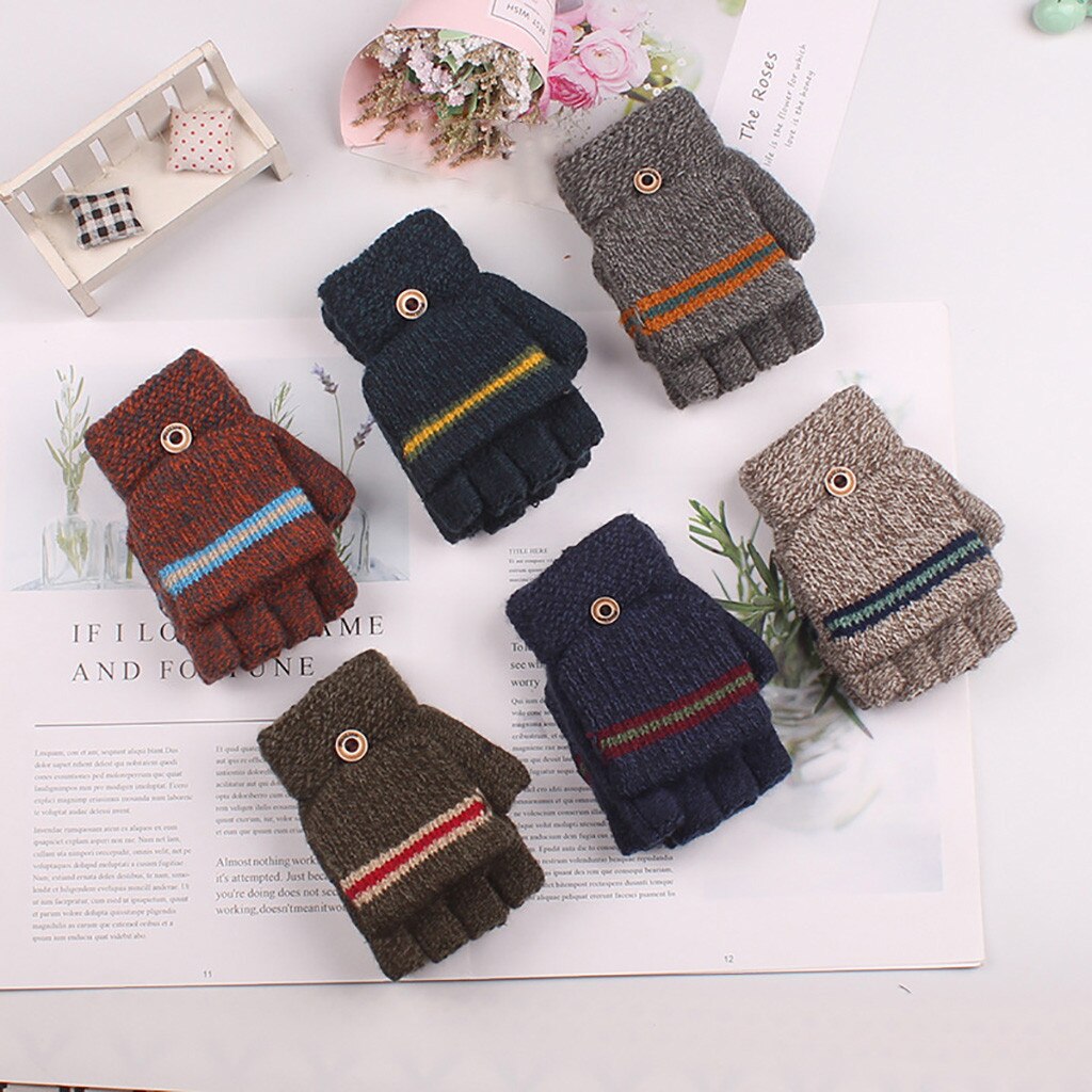 Belichten Finger Patchwork Geschmack handschuhe fahren Ski Spielen praktisch warme handschuhe getäfelten Polyester fingerlose handschuhe luvas