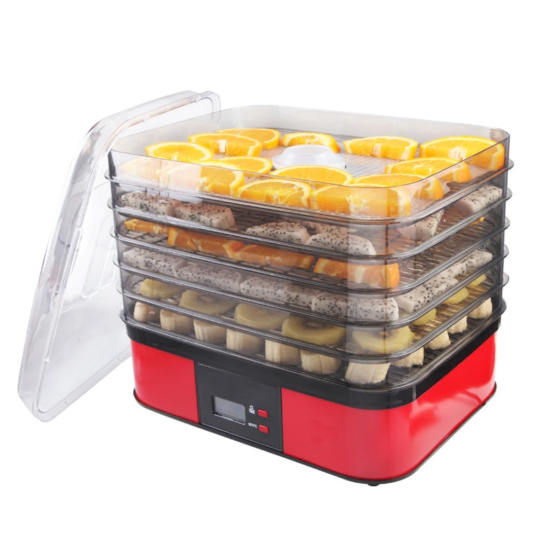 Elektrische Obst/Gemüse Dörr 5 schichten Lebensmittel Trockner Kleine Trockner für Gemüse 250W Obst Dörr Maschine