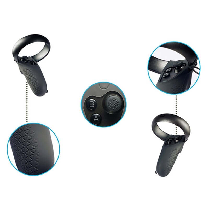 VR Objektiv Schutzhülle Silikon fallen Griff fallen für Oculus-Suche Regler