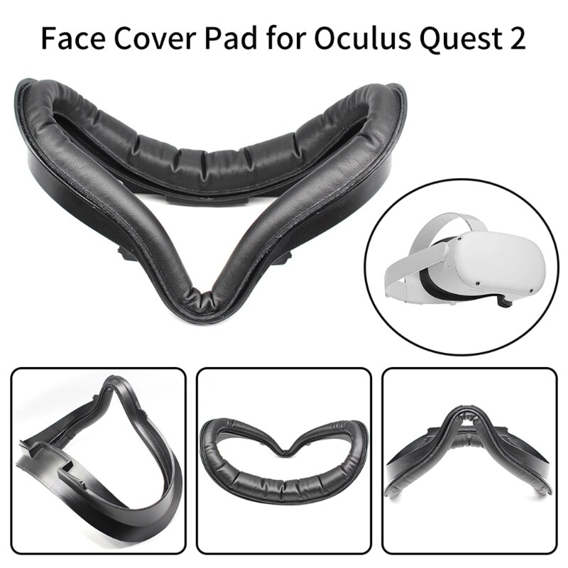 Ersatz VR Abnehmbare Wasserdichte Komfortable Kopf Pad Gesichts Pad Rahmen Schnittstelle Halterung Schaum Für Oculus Suche 2