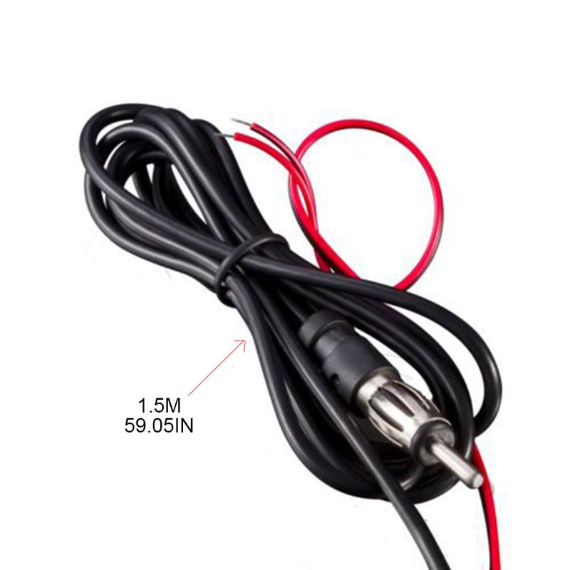 Universal- Auto Versteckte verstärkt 12V Stereo Radio Antenne Bausatz Automobil Elektronik Lautsprecher Kabel Einfach Installieren Auto Teile