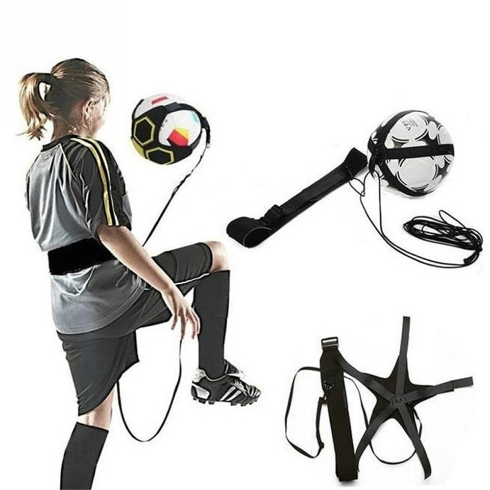 Heißer FußBall Ausbildung Sport Unterstützung Einstellbar FußBall Trainer FußBall Ball Praxis Gürtel Ausbildung Ausrügestochen trete