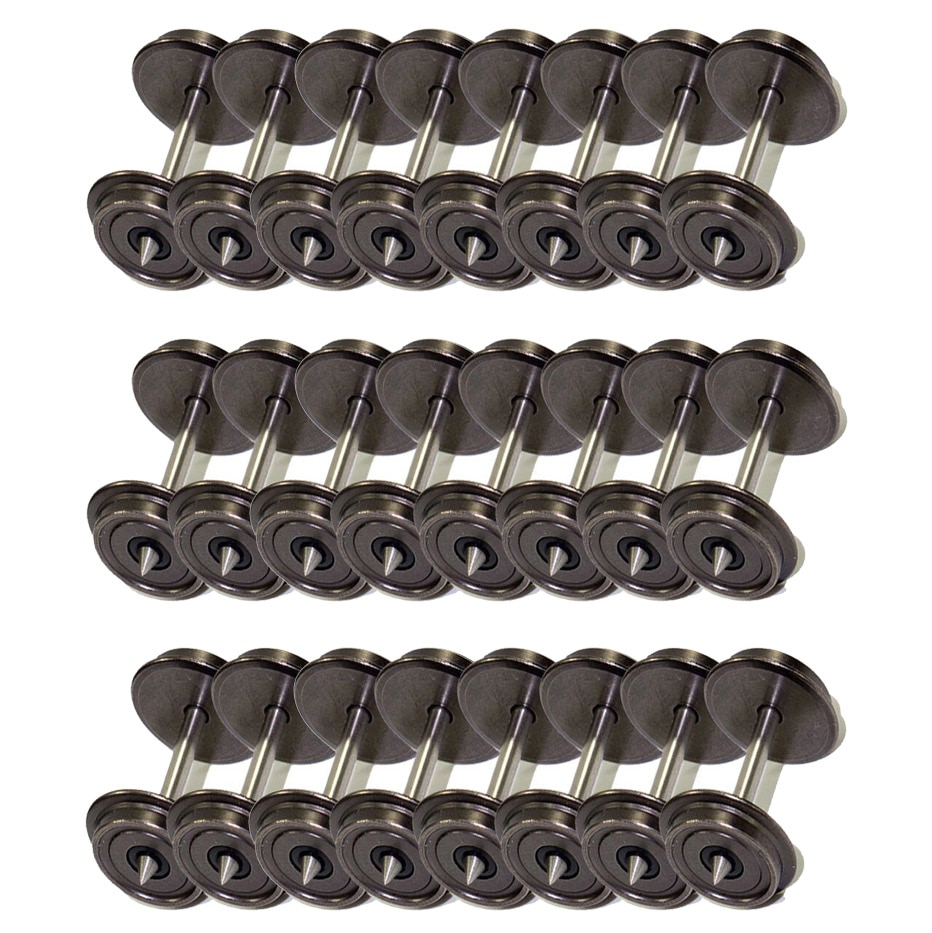 24 Stck 36 ''Metall Räder für Modell Zug 1: 87 ho Skala Neue C8724 DC Räder eisenbahn modellierung