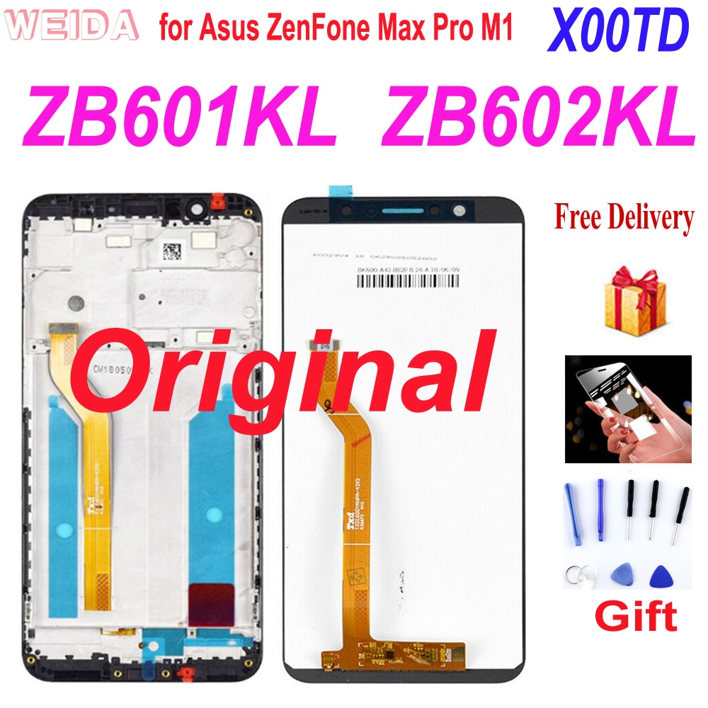 5.99 'AAA + LCD für Asus ZenFone Max Profi M1 ZB601KL ZB602KL LCD Anzeige Touchscreen Digitizer Montage mit rahmen X00TD Werkzeuge