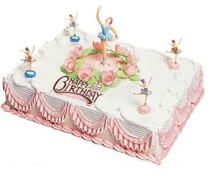 Ballerina Themen Kunststoff Mini Kuchen-Terrarium Objekt