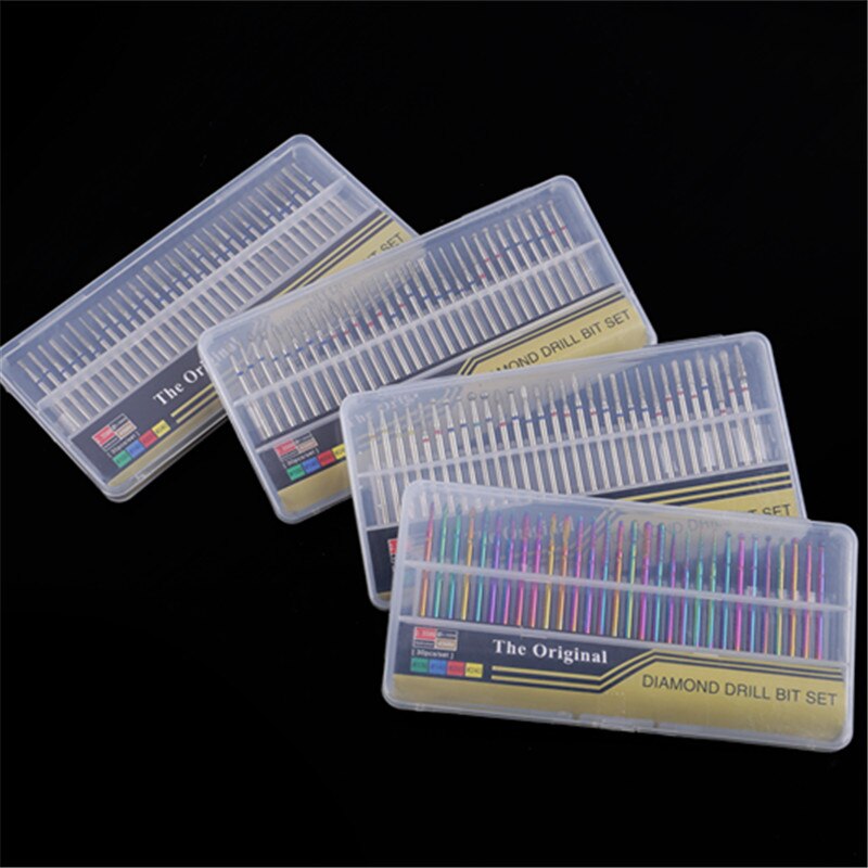 30 teil/satz Professionelle Diamant Nagel Bohrer einstellen Fräsen Cutter Elektrische Dreh Manikübetreffend Maschine Zubehör Nagel Dateien Nagel Zu