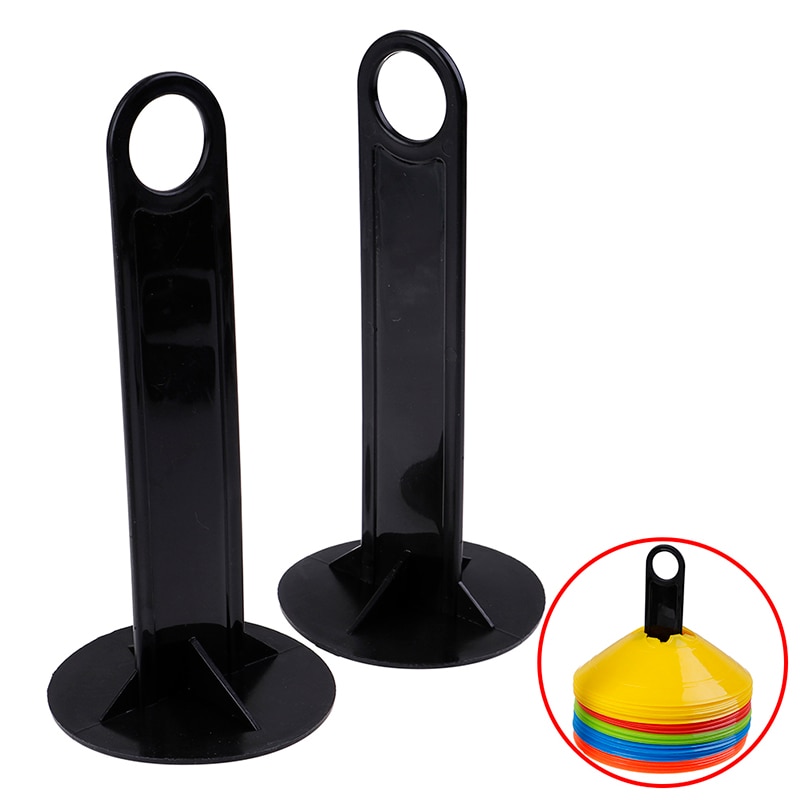 2Pc FußBall Ausbildung Zeichen Gericht Regal Druck Besteändig Kegel Marker Rabatt Marker Eimer FußBall Ausbildung Untertasse Gestell Zubehör
